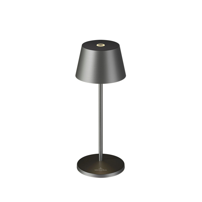 Lampa stołowa Seoul Micro 2.3W, 252lm, 2200-3000K (akumulator + ładowarka) szczotkowany grafitowy