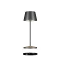 Seoul Micro table lamp 2,3W 252lm 2200–3000K (battery + charger) 20x7,5cm brushed graphite - 2