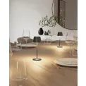 Seoul Micro table lamp 2,3W 252lm 2200–3000K (battery + charger) 20x7,5cm brushed graphite - 3