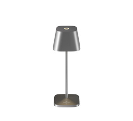 Lampa stołowa LED Neapel Micro RC 2.3W, 252lm, 2200-3000K 3000mAh (akumulator + ładowarka) szczotkowany grafitowy