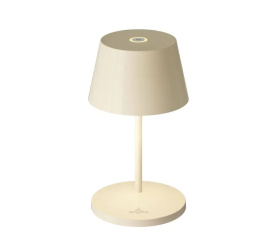 Lampa stołowa LED Seoul RC 2.2W, 250lm, 4400K (akumulator + ładowarka) kremowa ceramic