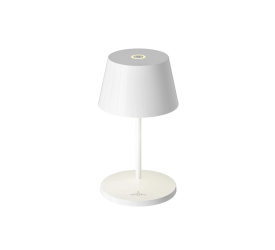 Lampa stołowa LED Seoul RC 2.2W, 250lm, 4400K (akumulator + ładowarka) biały ceramic