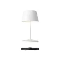 Lampa stołowa LED Seoul RC 2.2W, 250lm, 4400K (akumulator + ładowarka) biały ceramic - 2