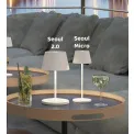 Lampa stołowa LED Seoul RC 2.2W, 250lm, 4400K (akumulator + ładowarka) biały ceramic - 3