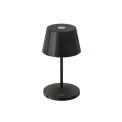 Lampa stołowa LED Seoul RC 2.2W, 250lm, 4400K (akumulator + ładowarka) czarny ceramic