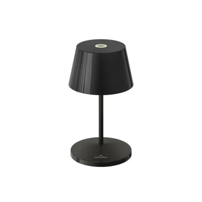 Seoul RC LED table lamp 2,2W 250lm 4400K (battery + charger) black ceramic