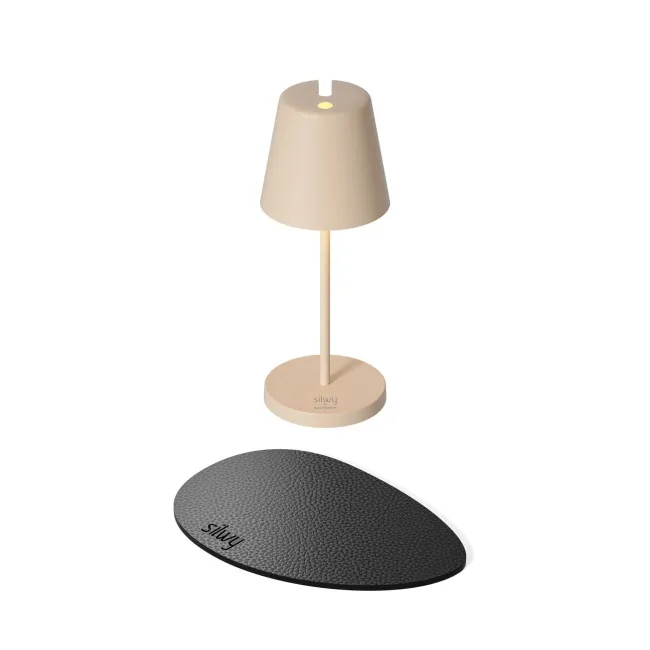 Portofino Lamp by Silwy with nano-gel pad 198lm 3000mAh 2200–2700K 2,2W beige - 1