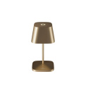 Lampa stołowa LED Neapel RC 2.2W, 250lm, 2200-3000K 4400mAh (akumulator + ładowarka) szczotkowany złoty - 1