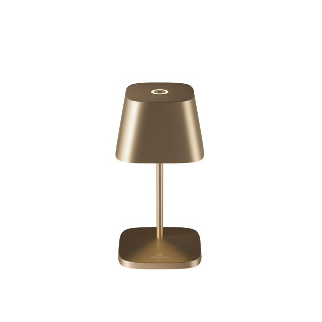 Lampa stołowa LED Neapel RC 2.2W, 250lm, 2200-3000K 4400mAh (akumulator + ładowarka) szczotkowany złoty - 1
