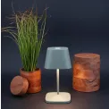 LED table lamp Neapel RC 2,2W 250lm 2200–3000K 4400mAh (battery + charger) brushed graphite - 5