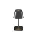 Lampa stołowa LED Neapel RC 2.2W, 250lm, 2200-3000K 4400mAh (akumulator + ładowarka) szczotkowany grafitowy - 1