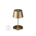 Lampa stołowa LED Seoul RC 2.2W, 250lm, 4400K (akumulator + ładowarka) szczotkowany złoty