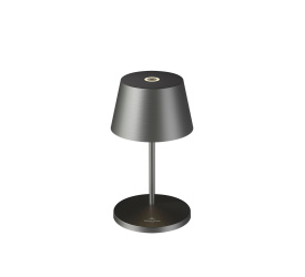 Lampa stołowa LED Seoul RC 2.2W, 250lm, 4400K (akumulator + ładowarka) szczotkowany grafitowy