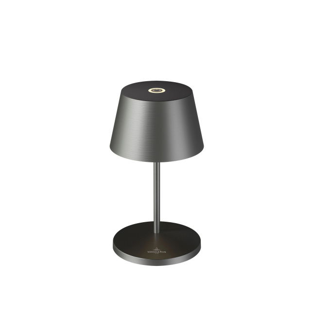 Lampa stołowa LED Seoul RC 2.2W, 250lm, 4400K (akumulator + ładowarka) szczotkowany grafitowy
