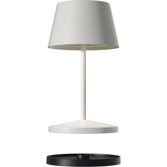 Lampa stołowa LED Seoul RC 2.2W, 250lm, 4400K (akumulator + ładowarka) biała 