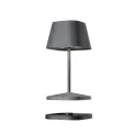 Lampa stołowa LED Neapel RC 2.2W, 250lm, 2200-3000K 4400mAh (akumulator + ładowarka) antracytowa - 1