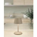 Lampa stołowa LED Seoul RC 2.2W, 250lm, 4400K (akumulator + ładowarka) beżowa - 5