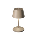 Lampa stołowa LED Seoul RC 2.2W, 250lm, 4400K (akumulator + ładowarka) beżowa  - 1