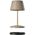Lampa stołowa LED Seoul RC 2.2W, 250lm, 4400K (akumulator + ładowarka) beżowa  - 4