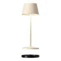 Lampa stołowa LED Seoul Micro RC 2.3W, 252lm, 2200-3000K (akumulator + ładowarka) 20x7,5 cm kremowa ceramic - 2