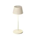 Lampa stołowa LED Seoul Micro RC 2.3W, 252lm, 2200-3000K (akumulator + ładowarka) 20x7,5 cm kremowa ceramic - 1