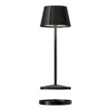LED Table Lamp Seoul Micro RC 2,3W 252lm 2200–3000K (battery + charger) 20x7,5 cm black ceramic - 2