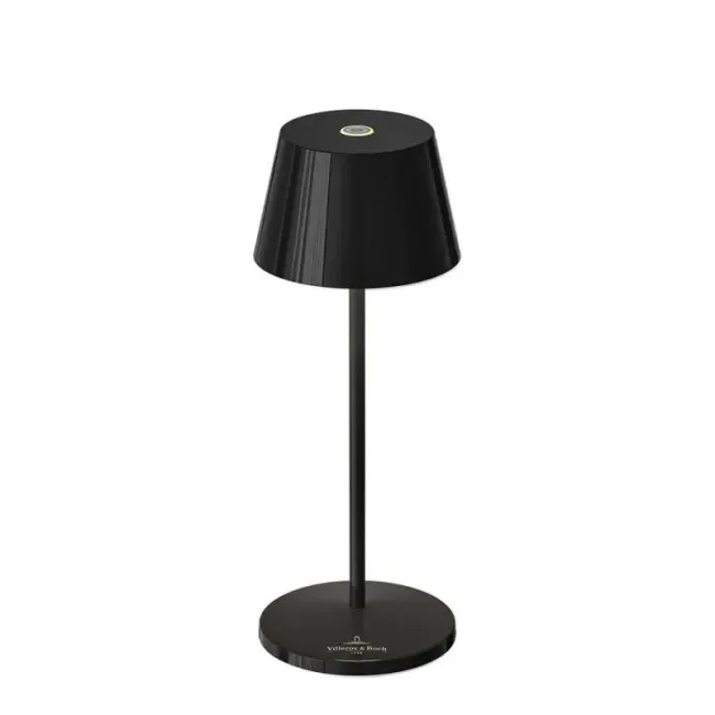 LED Table Lamp Seoul Micro RC 2,3W 252lm 2200–3000K (battery + charger) 20x7,5 cm black ceramic