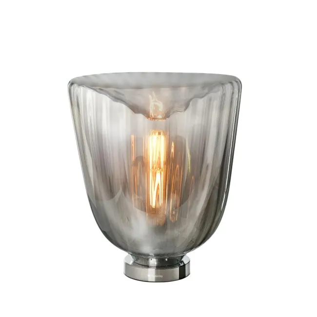 Lampa stołowa Fiori 37x30cm max. 60W E27 matowy chromowany