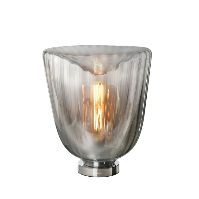 Lampa stołowa Fiori 37x30cm max. 60W E27 matowy chromowany
