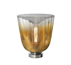Lampa stołowa Fiori 37x30cm max. 60W E27 matowy złoty