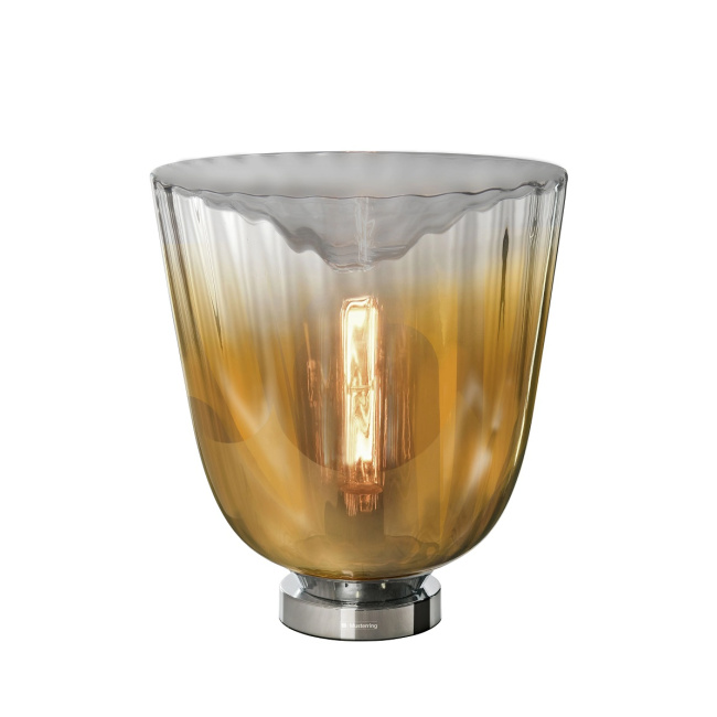 Lampa stołowa Fiori 37x30cm max. 60W E27 matowy złoty