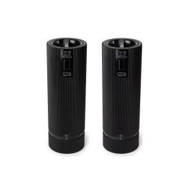 Komplet 2 młynków elektrycznych Line 15cm czarny matowy - edycja limitowana