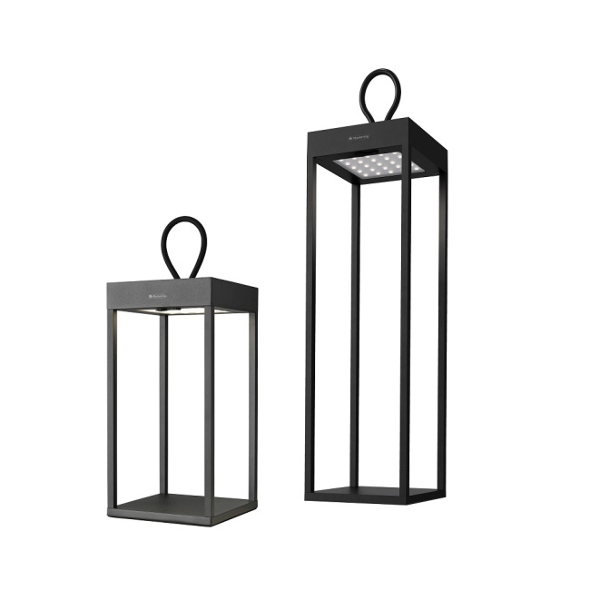 Komplet 2 latarni LED Grace 50+30cm 2.2W 210lm 4400mAh czarny - 1