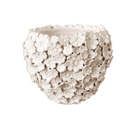 Osłonka na doniczkę Fiorinfiorello 24x20cm romiar L biała