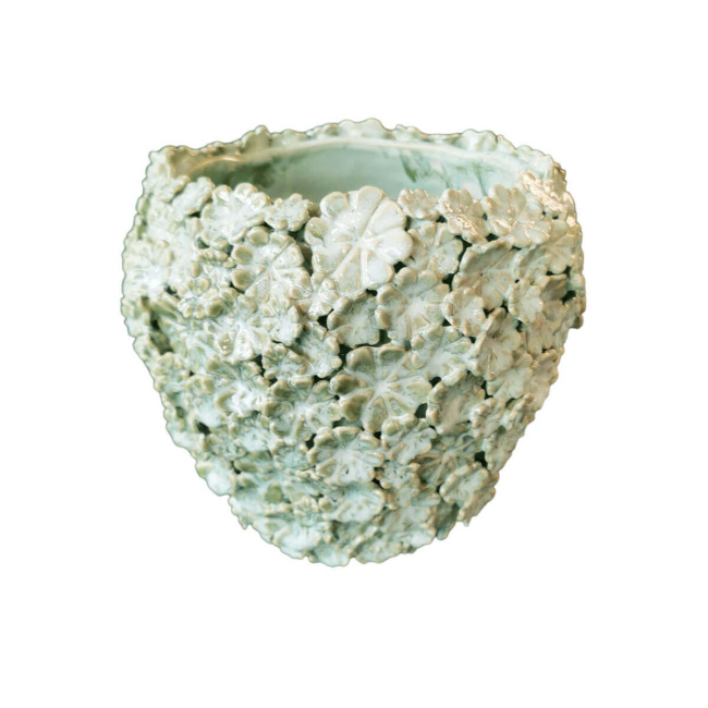 Osłonka na doniczkę Fiorinfiorello 24x20cm rozmiar L zielona