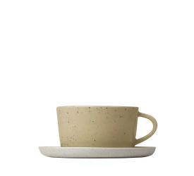 Komplet 2 filiżanek ze spodkiem do herbaty Sablo Savannah 