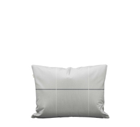 Komplet 2 poszewek na poduszki Suvie 70x80cm jasnoszary