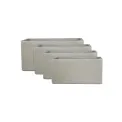 Donica Vannes prostokątna 50x23x23cm beżowa S - 2