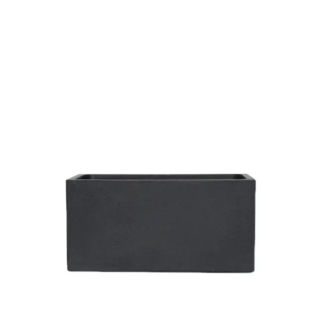 Donica Vannes prostokątna 50x23x23cm czarna S