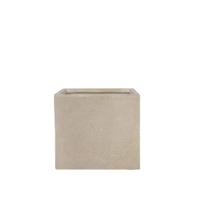 Donica Rodez kwadratowa 25x25x25cm kremowa S