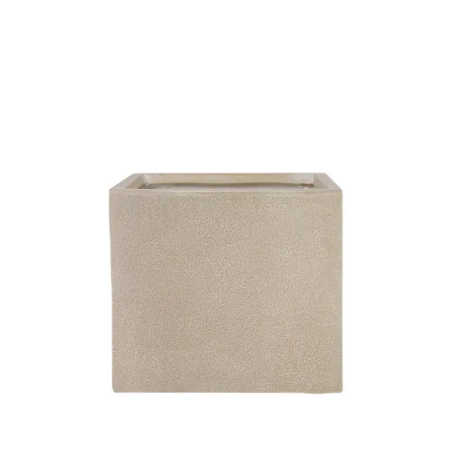 Donica Rodez kwadratowa 30x30x30cm kremowa M