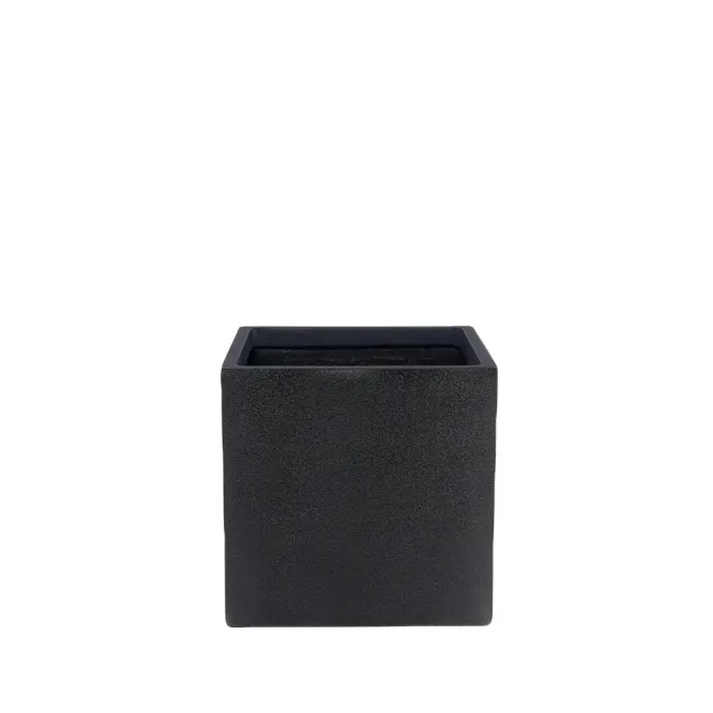Donica Rodez kwadratowa 25x25x25cm czarna S