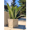Donica Chatou kwadratowa 30x30x30.5cm kremowa S - 4