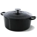 Garnek żeliwny Bourgogne 28cm 6.7l czarny - 1