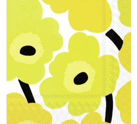 Serwetki 33cm Marimekko Unikko Yellow