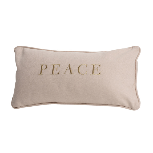 Poduszka Peace-Love 33x17cm  - 1