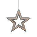 Lampa LED Gwiazda Freestar Chrome 30cm, 1.1W, 70lm, 1800K, akumulator wymienny +USB-C - 3