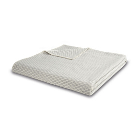 Pled 150x200cm szary wełniany