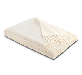 Koc 130x170cm beżowy