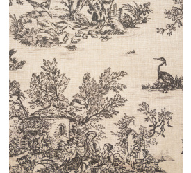 Obrus 200x150cm Pastorale Caviar bawełna powlekana